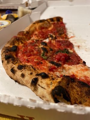 Half half before getting the chance to take a picture! at Il Ruttino in Sorrento