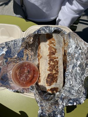 Vegan Burritoos  at Owl Sprit in Port Townsend