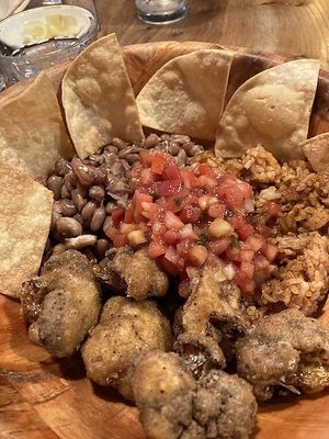 Cauliflower Taco Bowl at Owl Sprit in Port Townsend