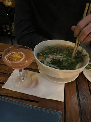 Soup was a little bland   at Anh and Chi in Vancouver