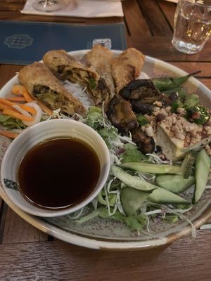 This bowl was good, but not enough tofu or sauce for the amount of noodles   at Anh and Chi in Vancouver