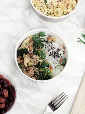 General Tao - asian inspired dish at Rawdish in Luxembourg City