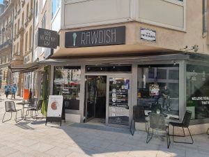 front + outdoor seating at Rawdish in Luxembourg City