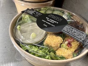 salad at Rawdish in Luxembourg City