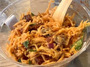 carrot salad at Rawdish in Luxembourg City