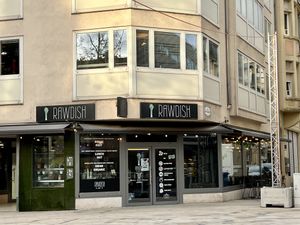 outside at Rawdish in Luxembourg City