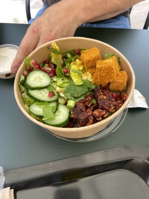 ceaser salad  at Rawdish in Luxembourg City