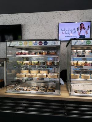 Good selection of cold meals / snacks at Rawdish in Luxembourg City