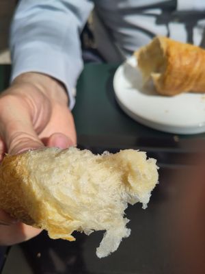 Croissant so fresh at Rawdish in Luxembourg City