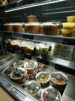 Salad, soup and main dishes at Rawdish in Luxembourg City