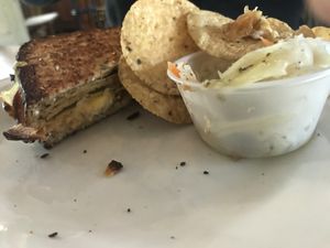 Turkey Rubin w/ tofurkey & vegan cheese  at Sweet Basil's Cafe in Cannon Beach