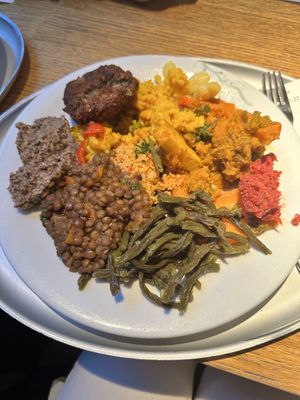 Buffet  at Tibits - Seefeldstrasse in Zurich