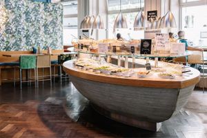 Vegetarian and vegan buffet with over 40 home-made salads and hot dishes! at Tibits - Seefeldstrasse in Zurich