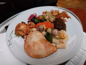 Sample buffet selection at Tibits - Seefeldstrasse in Zurich