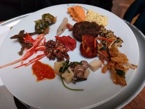 Sample buffet selection at Tibits - Seefeldstrasse in Zurich