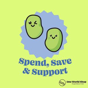 Join our Magic Beans Loyalty Scheme! 
Use your points for money off your purchase or pay towards one of our fair trade projects. at One World Shop in Edinburgh