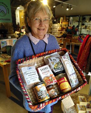 Care hampers available, get in touch for more info. at One World Shop in Edinburgh