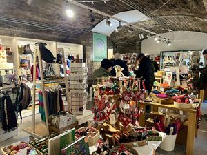 Inside the shop  #Veganuary at One World Shop in Edinburgh