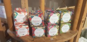 Bath bombs at One World Shop in Edinburgh