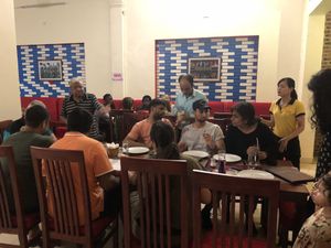 Indian group  at Aroma in Tam Coc