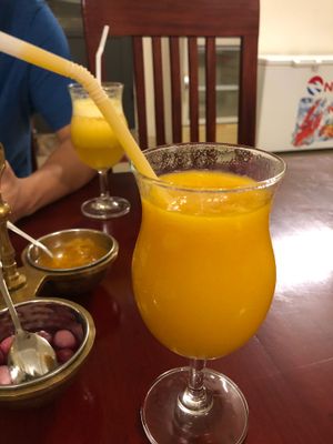 Mango juice at Aroma in Tam Coc