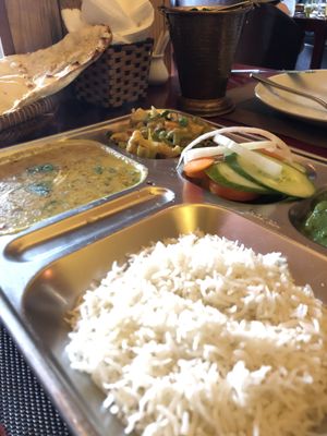 Vegan thali set  at Aroma in Tam Coc