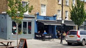 Outside at Fantasia in South West London