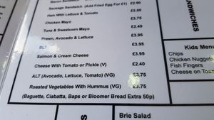 Other vegan things at Fantasia in South West London