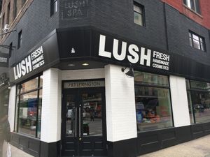 Front entrance at LUSH in New York City