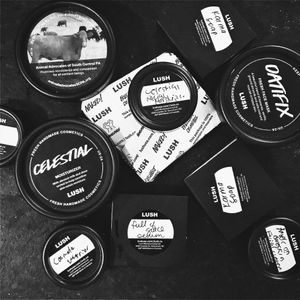 They are generous with samples! ❤️ at LUSH in New York City