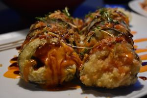 Vegan sushi  at Tokyo Sushi in Reykjavik