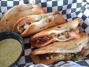 Jackfruit Tacos at Da Munchies in Dallas