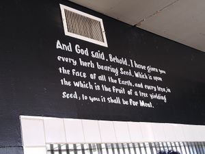 Wall writing at Da Munchies in Dallas