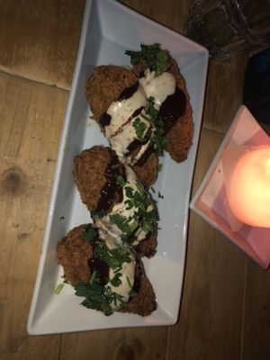 Jackfruit wings  at Love Shack in East London