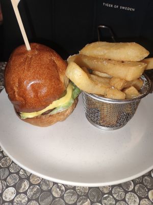 Beyond burger at Love Shack in East London