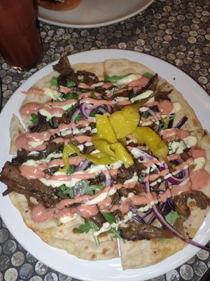 Flatbread at Love Shack in East London