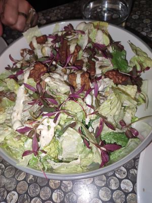 Ceasar salad at Love Shack in East London