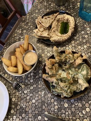 Sharing options  at Love Shack in East London