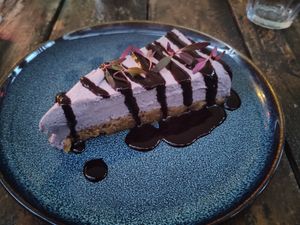 Really gorgeous seasonal cheesecake at Love Shack in East London