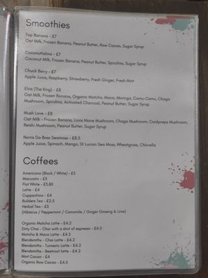 Smoothies - Elvis was strange but tasty! at Love Shack in East London