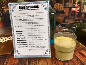 Lions Mane Matcha at Love Shack in East London