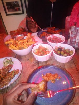 Our super delicious small plates at Love Shack in East London