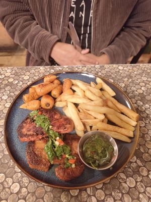 Lion's mane steak at Love Shack in East London