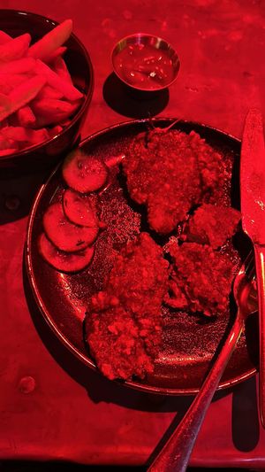 Oyster mushroom wings   at Love Shack in East London