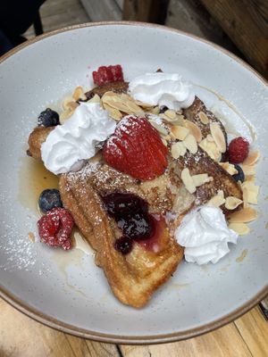 French toast   at Love Shack in East London