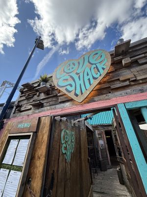 Front  at Love Shack in East London