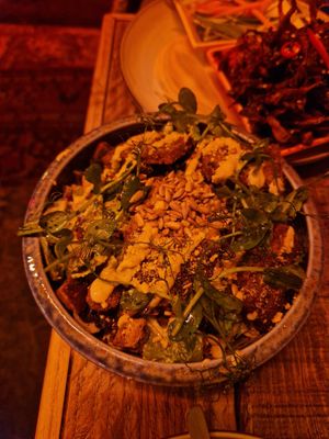 Caesar salad at Love Shack in East London