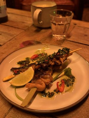 Mushroom ,,seafood,,  at Love Shack in East London