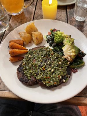 Lion’s mane steak  at Love Shack in East London