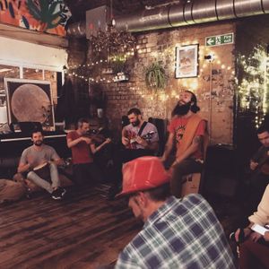 One of our many now famous jam nights, come on down any Wednesday and check them out, they're not to be missed! at Love Shack in East London